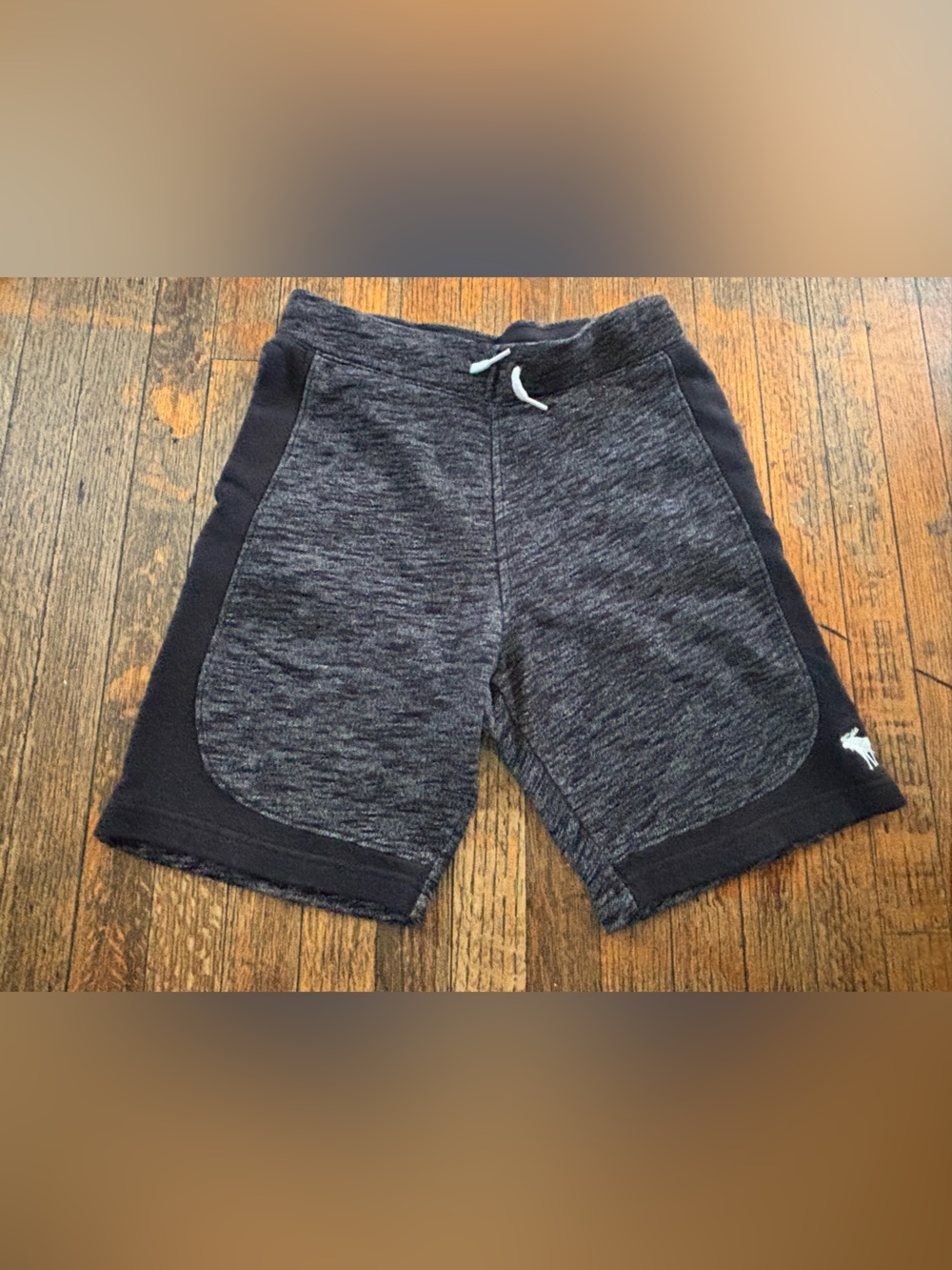 Abercrombie & Fitch Boys' Heather Charcoal Pull-On Shorts